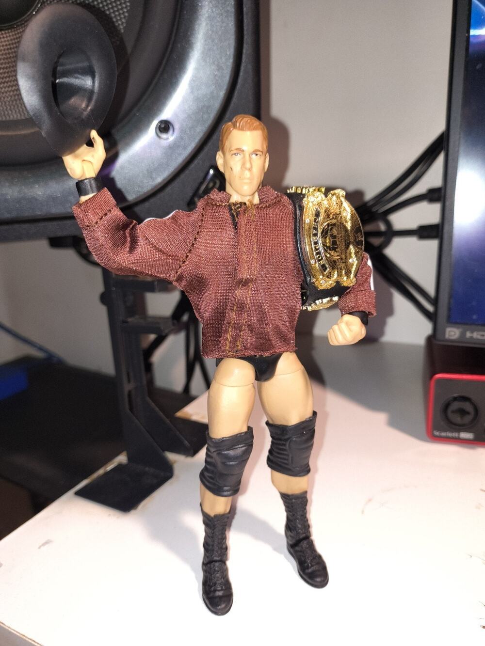 WWE WWF Mattel Elite JBL Series 23 With Championship And Custom Accessories